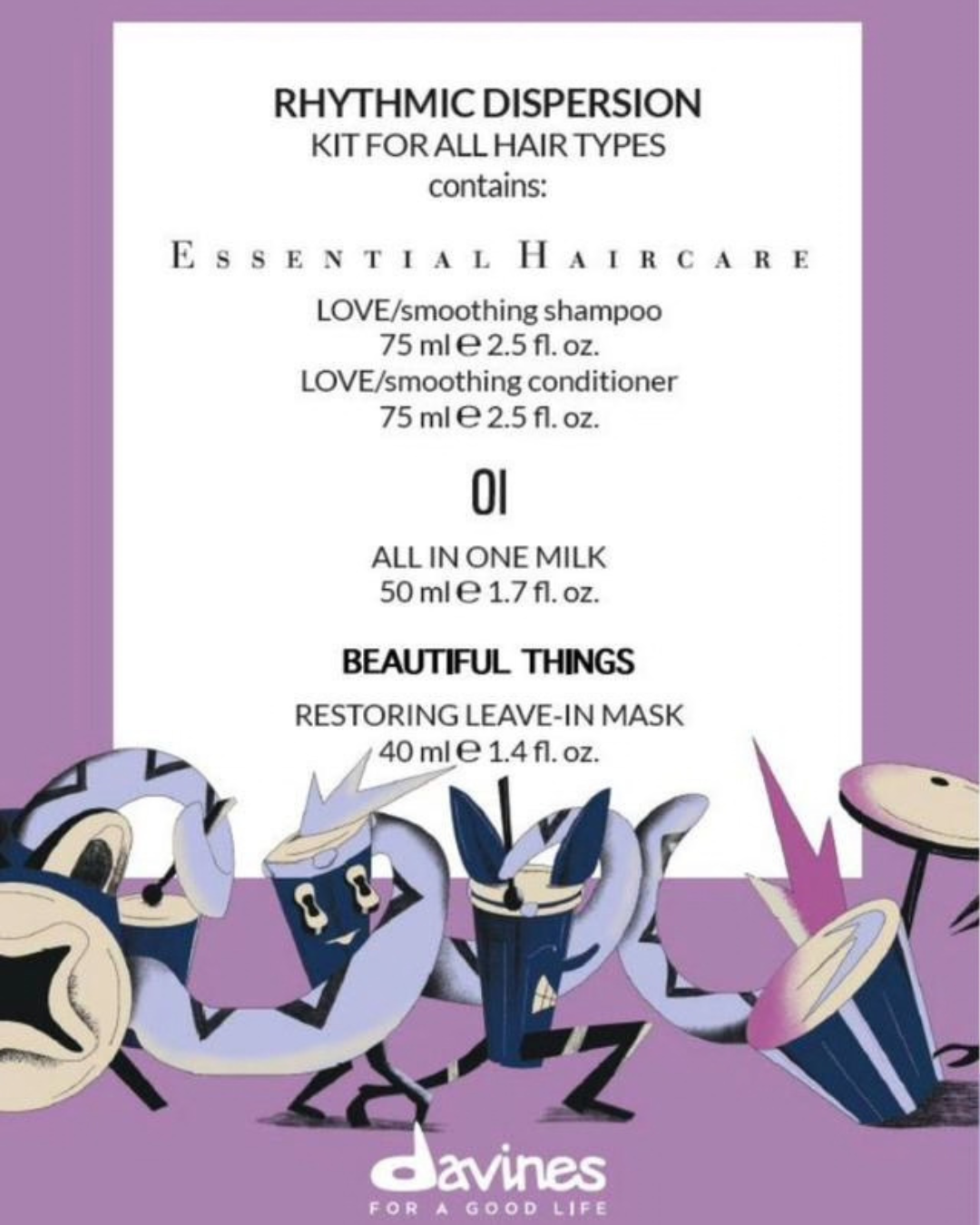 Rhythmic Dispersion - Discover Davines Travel Size