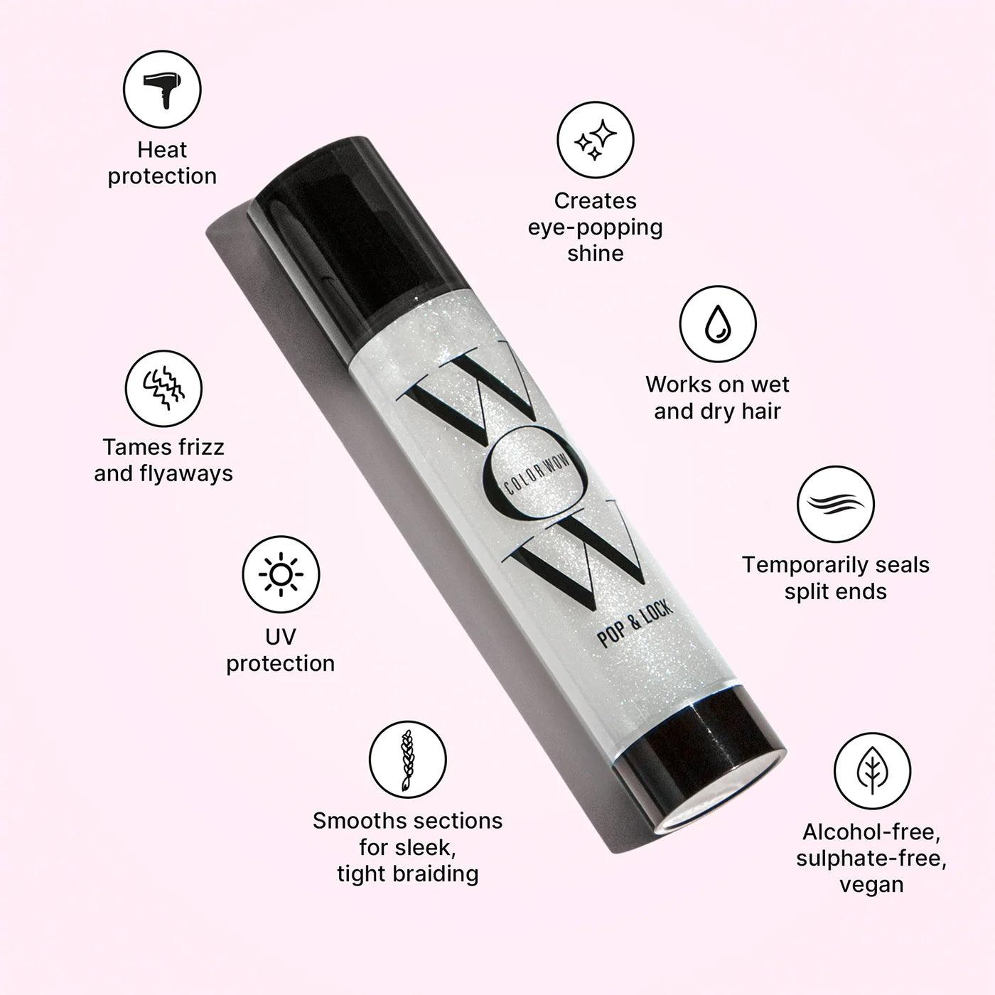 Pop & Lock High Gloss Finish | Anti-Frizz & Spilt End Serum